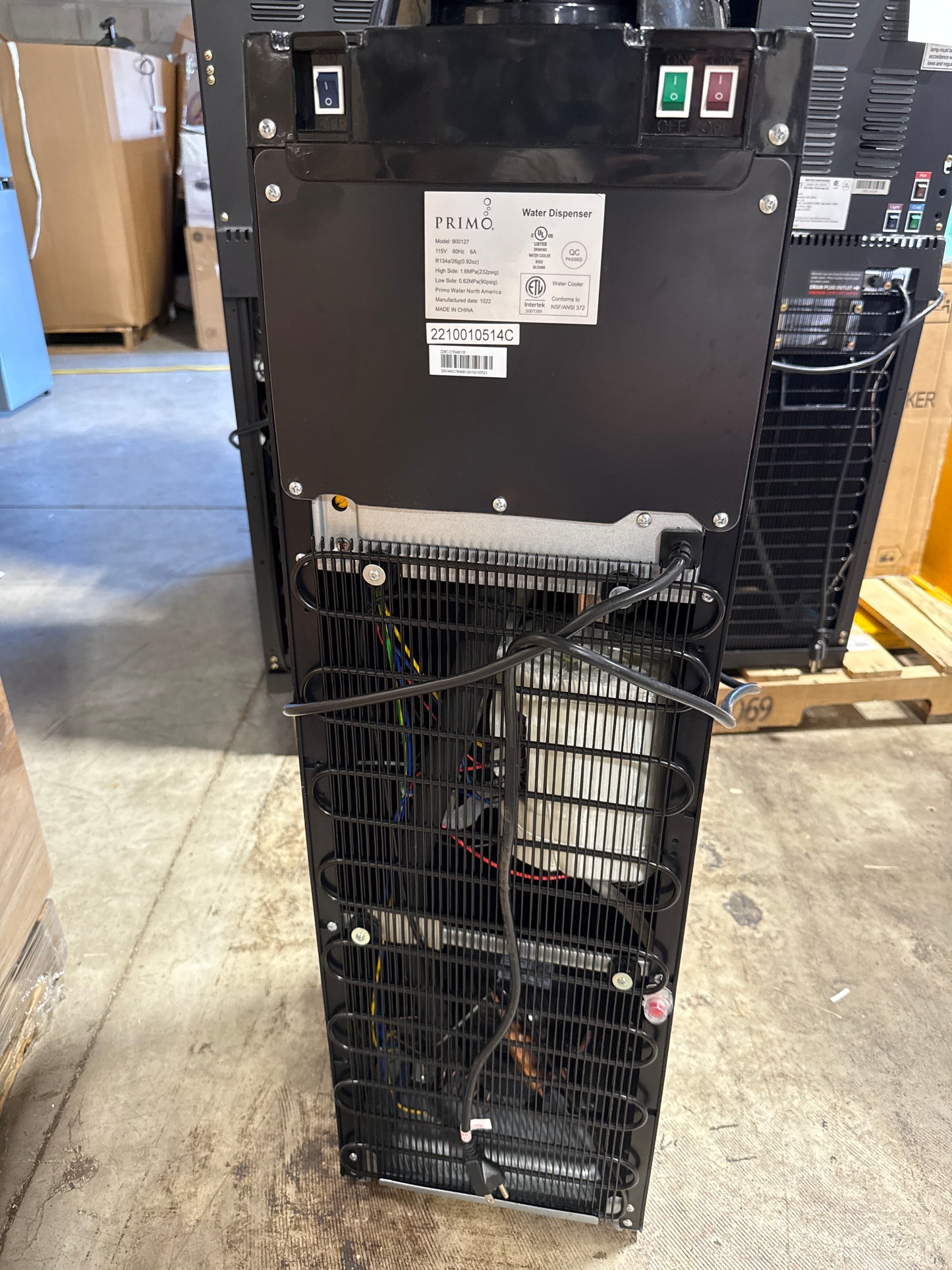 Used Primo Stainless Steel Top Load Washer Dispenser