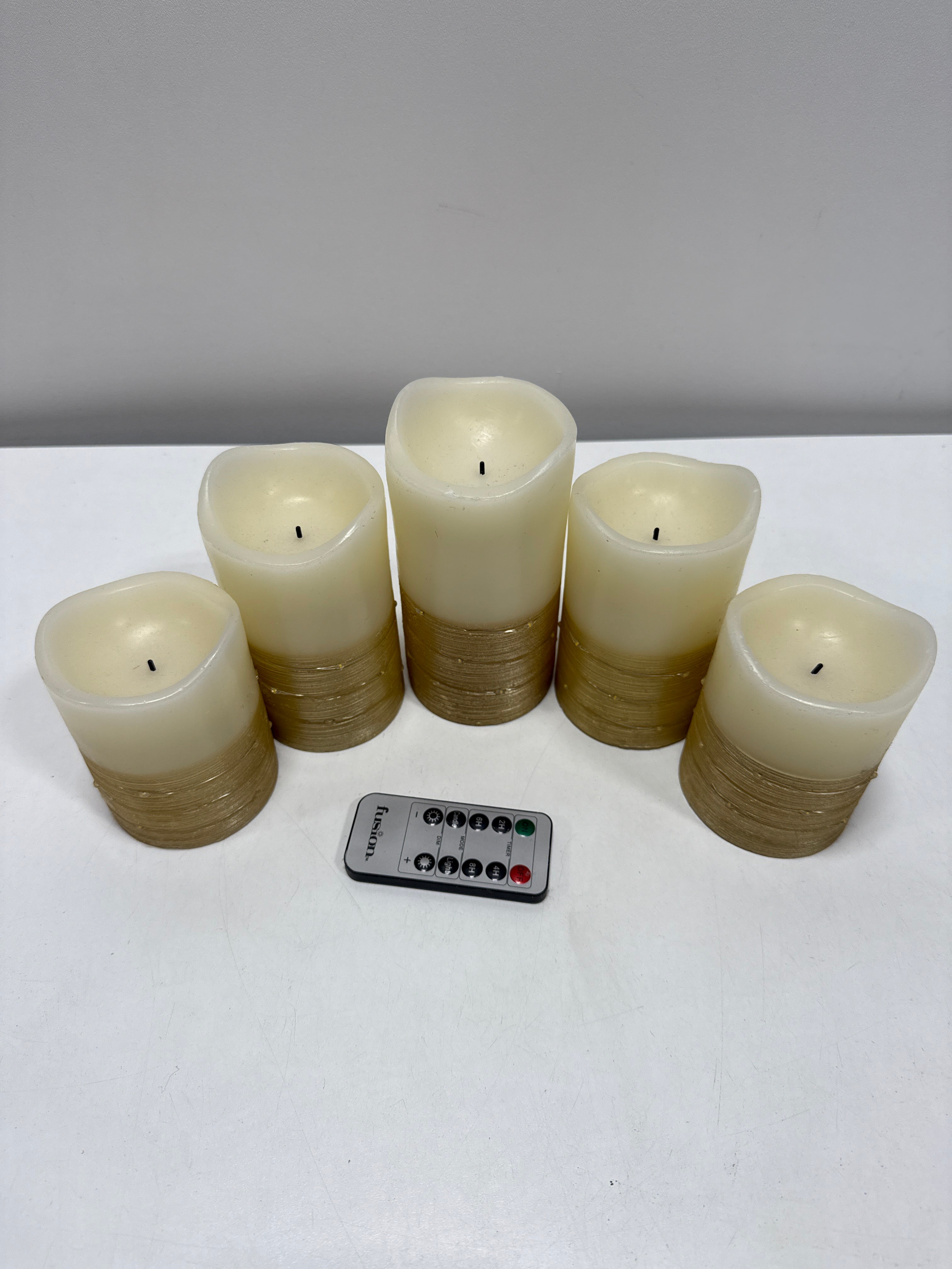 Used Fusion Fairy Light LED Candles Set of 4 - *Home Decor & Curtains