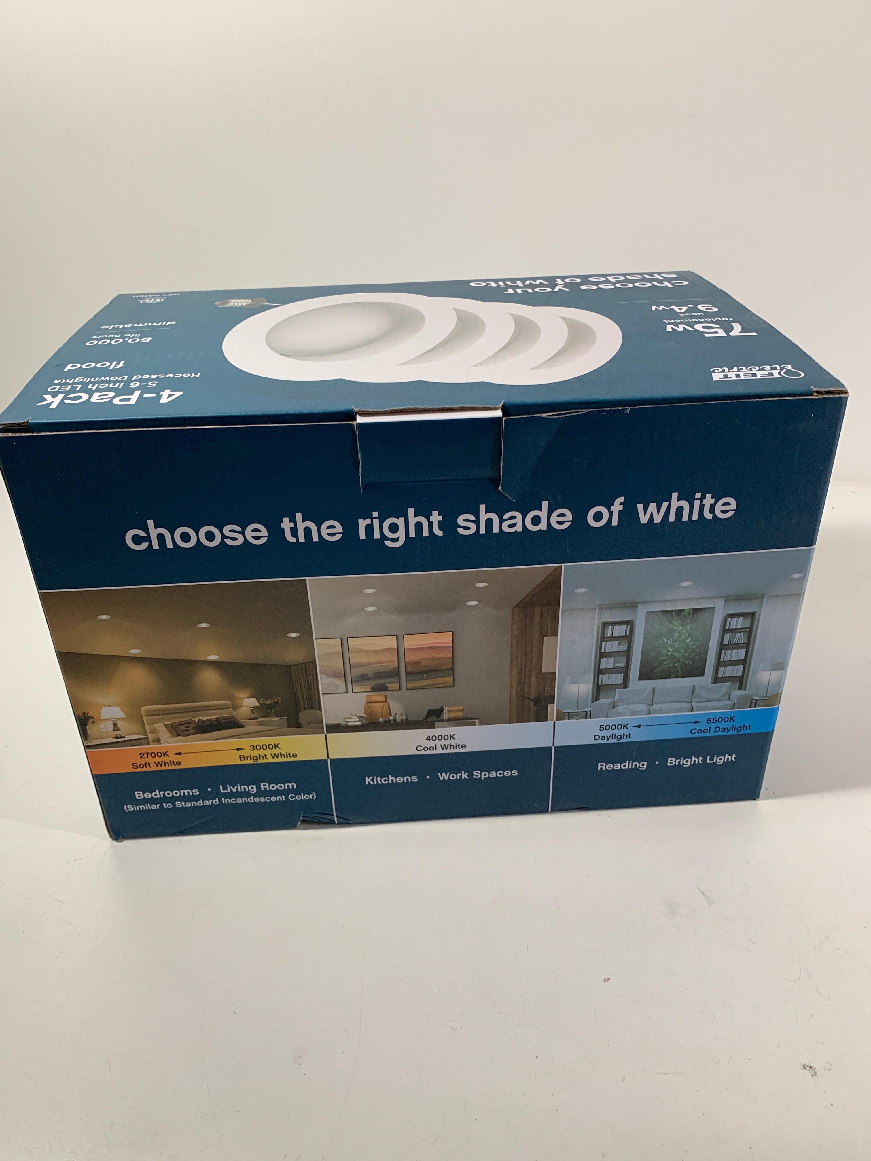 4 x Feit Electric 75W Replacement 5-CCT LED Recessed Downlight