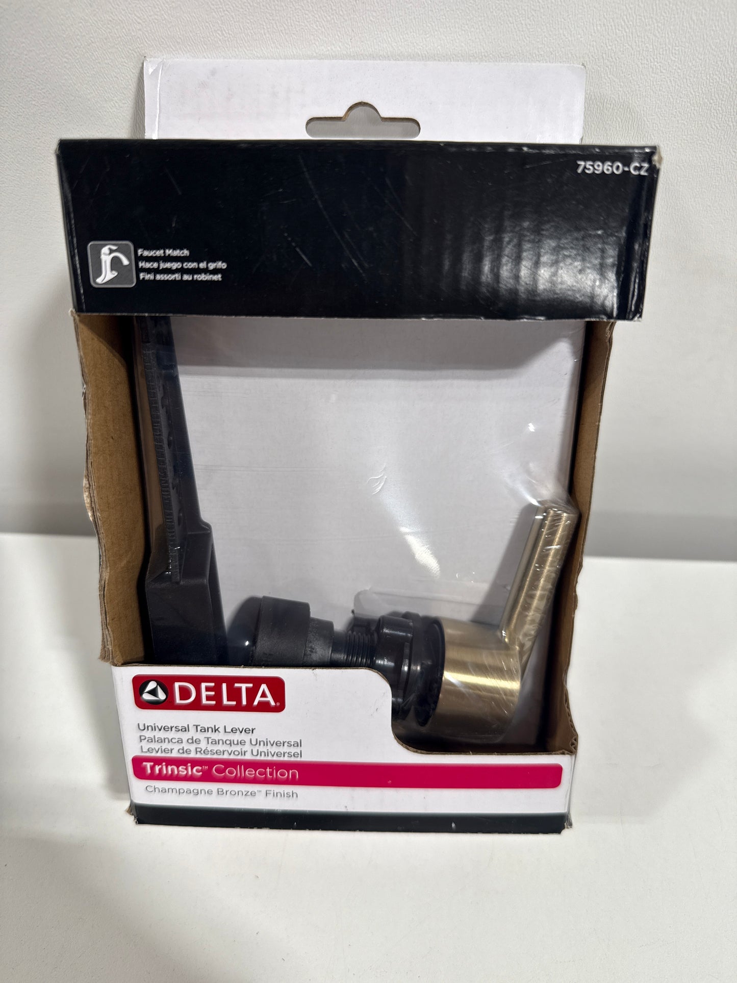 Delta 75960 Trinsic Universal Tank Lever Champagne Bronze