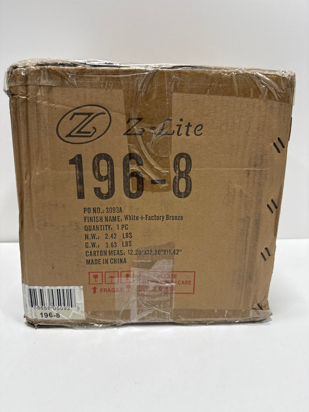 Z-Lite 1 Light Convertible Mini Pendant 196-8