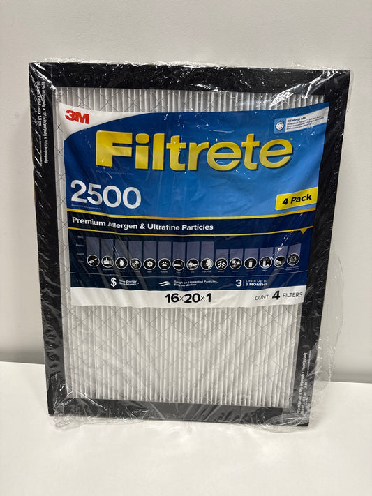 3M Filtrete 16x20x1 Air Filter 3 pack