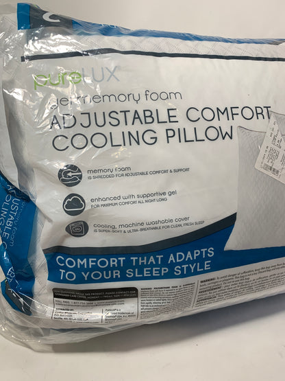 2 PureLUX Simply Cool Gel Memory Foam Pillow, Queen