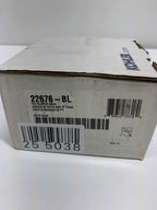 KOHLER K-22676-BL Round PVC Shower Receptor Drain, Black Finish