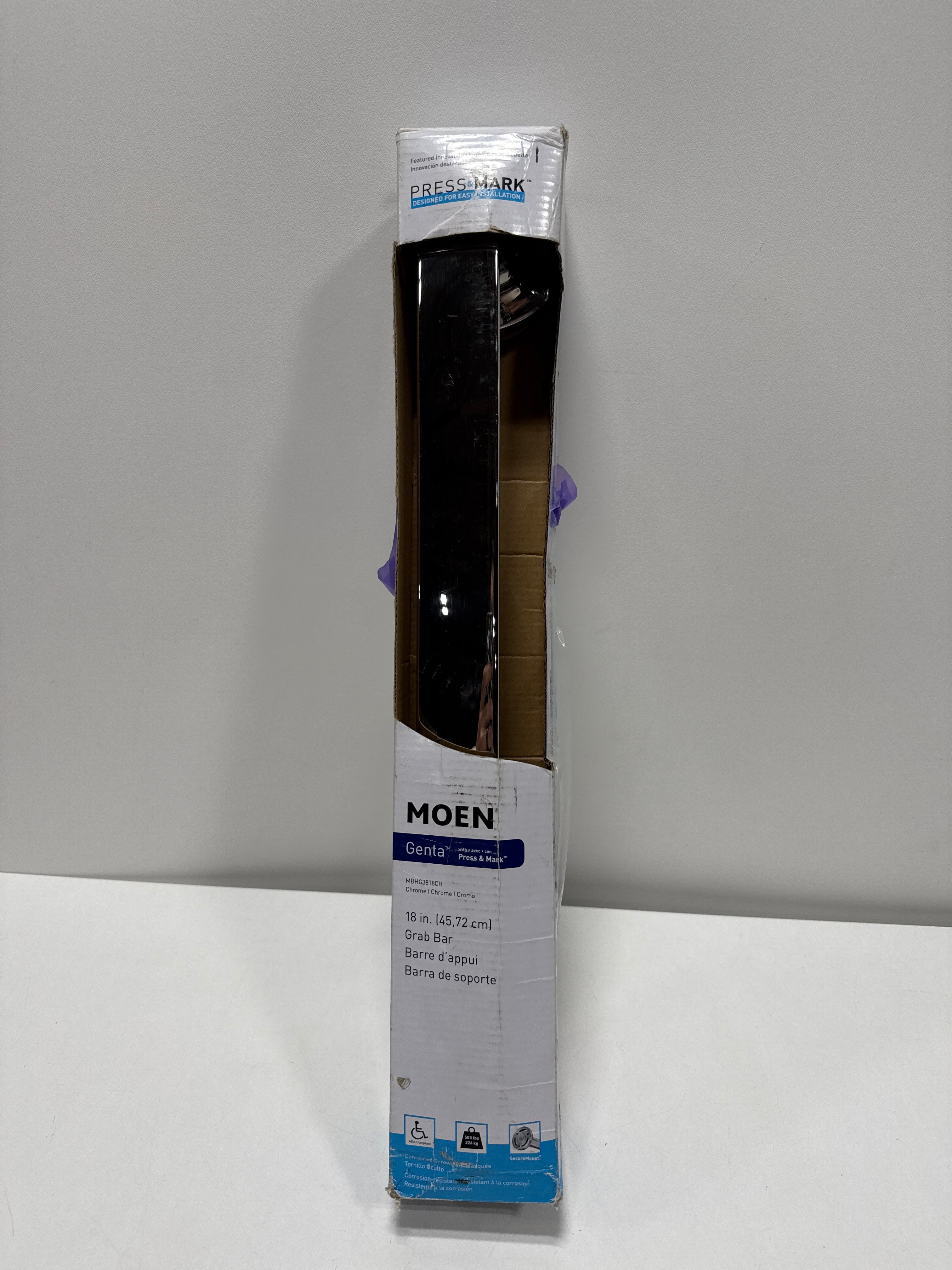 Scratch Moen MBHG3818CH Genta 18 in. Grab Bar in Chrome