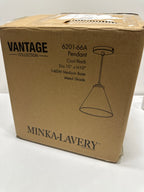 Minka Lavery - Vantage Pendants - 1 Light Cone Pendant-Coal Finish