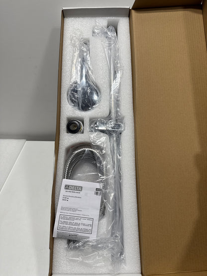 Delta Faucet Slide Bar Hand Held Shower with Hose, Chrome