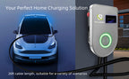 Two Barrels Home EV Charger Level 2 40 Amp 26ft Extension Cord Indoor/Outdoor Electric Car Charger NEMA 14-50 EV