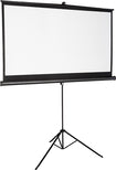 Insignia - 75" Tripod Projector Screen - Black/White