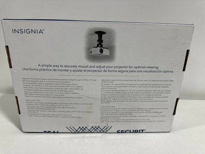 Insignia - Universal Projector Ceiling Mount - Black
