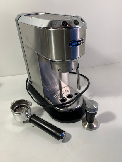 Used De'Longhi Dedica Arte EC885.M - Coffee Machine with Milk Frother - 15 Bar - Metal