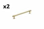2 x Winsome 8-13/16 Inch 224mm Center-to-Center Golden Champagne Cabinet Pull