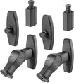 Rocketfish - Tilting Wall Mounts for Most Small Speakers (2-Pack) - Black