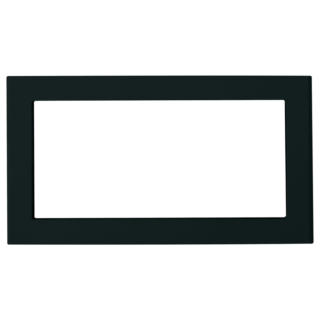 No Hardware GE 30 in. Built-in Microwave Trim Kit in Black - *Kitchen Appliances