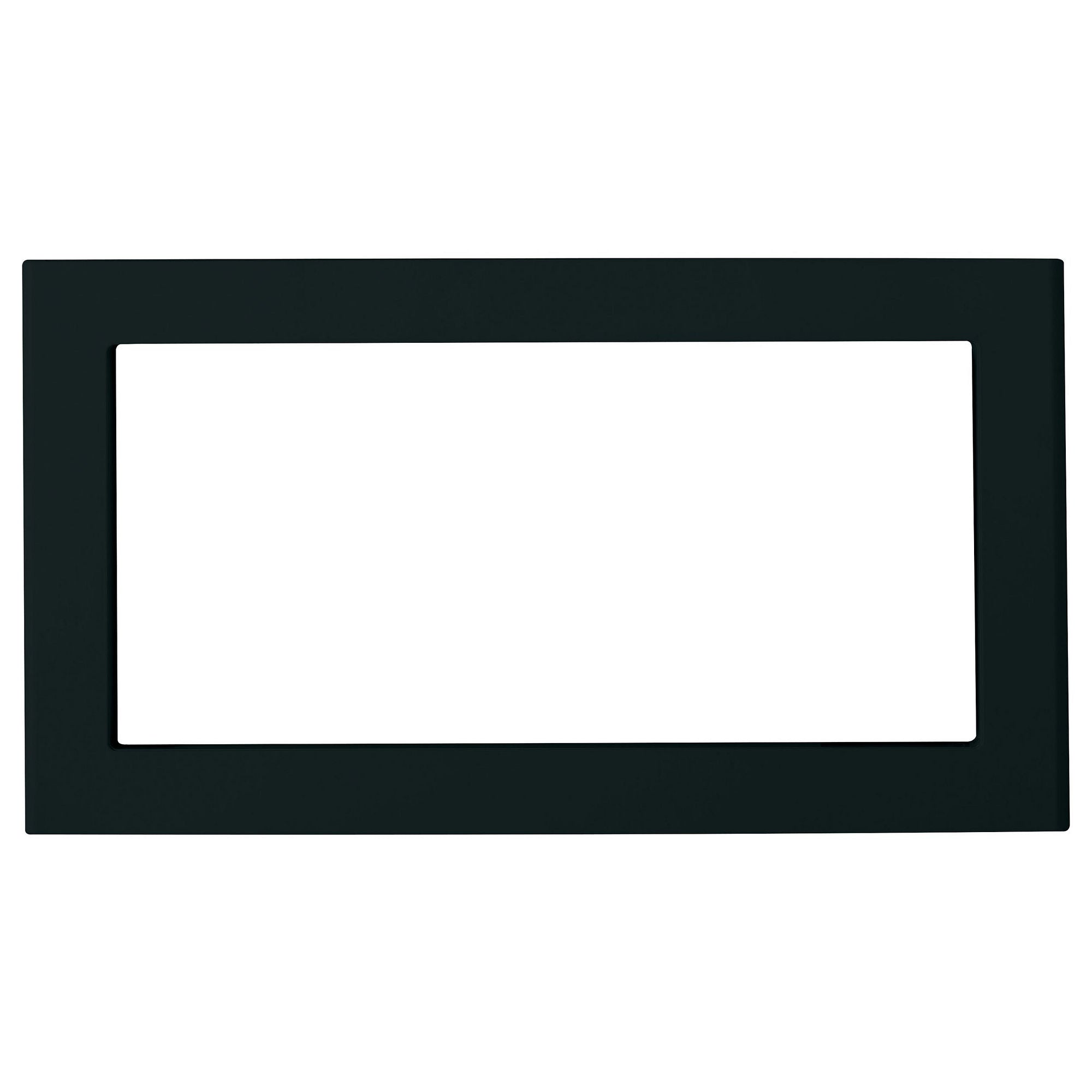 No Hardware GE 30 in. Built-in Microwave Trim Kit in Black - *Kitchen Appliances