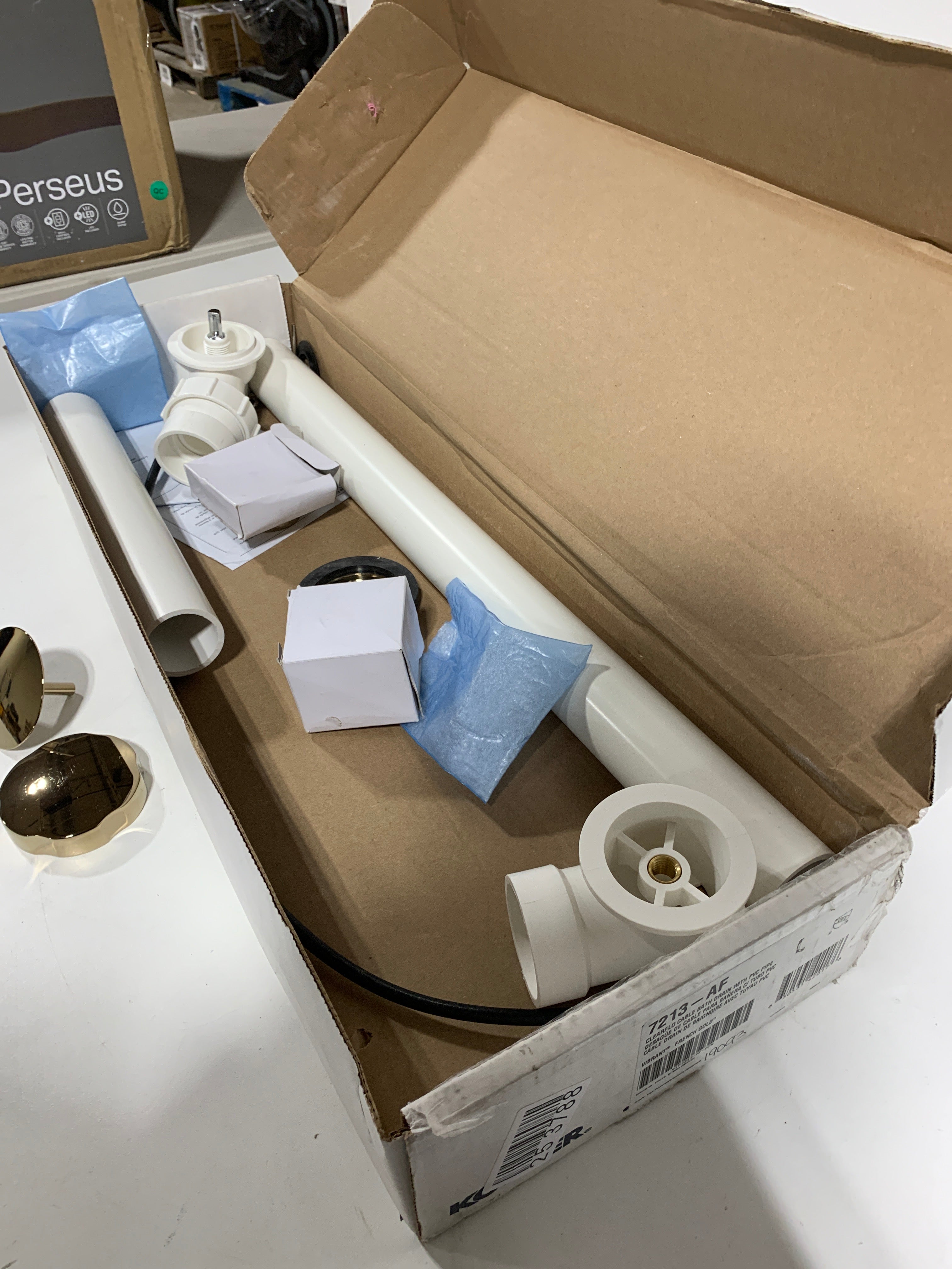 Scratch KOHLER K-7213 Clearflo Cable Bath Drain with PVC Tubing - *Plumbing