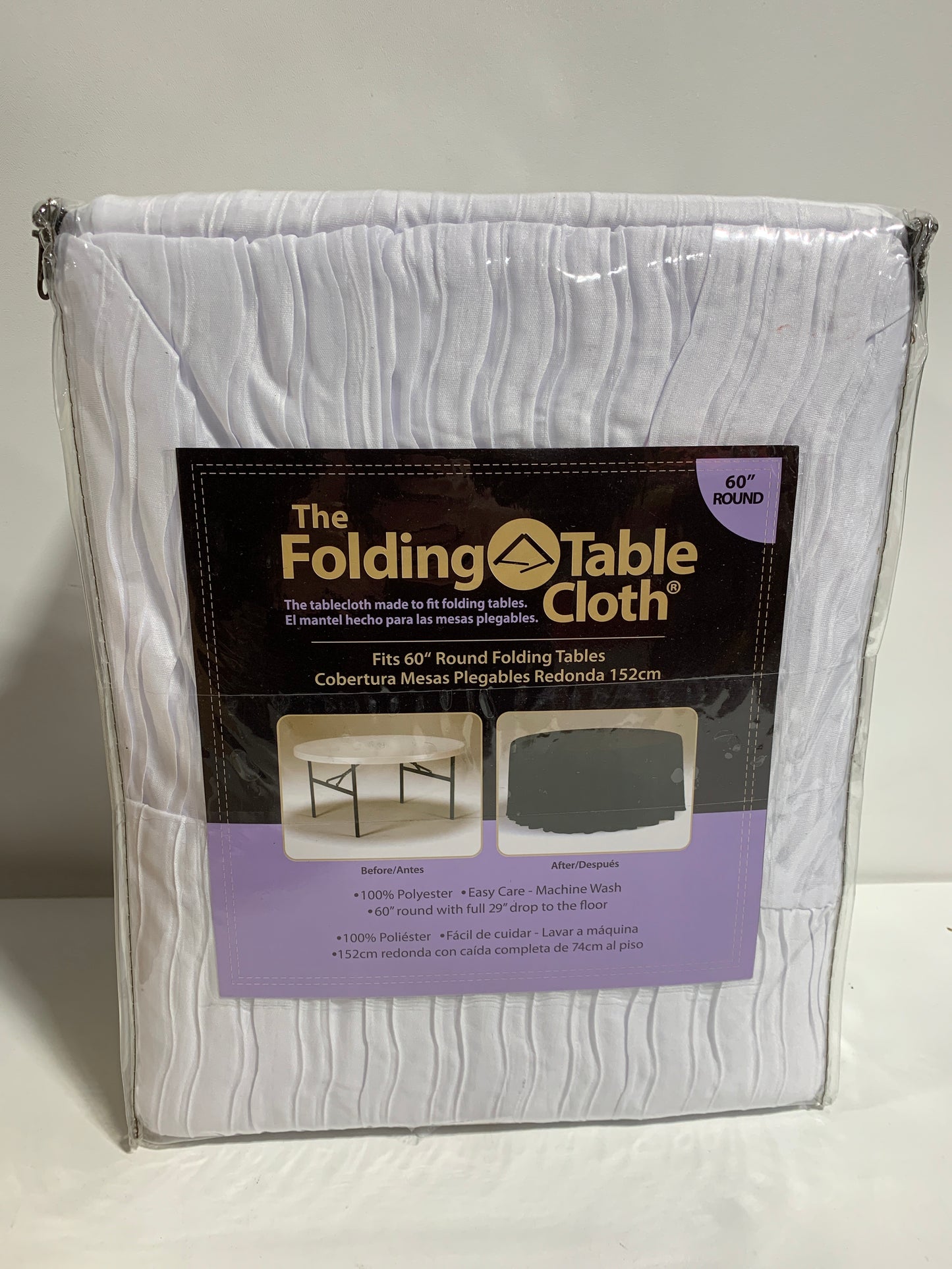 Kirkland 60" Round Table Cloth, 2-pack