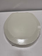 Jones Stephens C013wd02 Round Wood Toilet Seat - Off White - *Plumbing