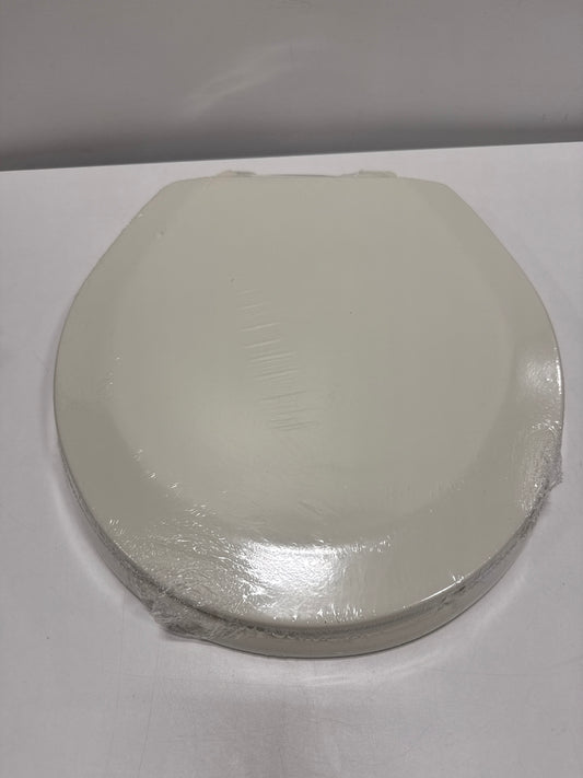 Jones Stephens C013wd02 Round Wood Toilet Seat - Off White