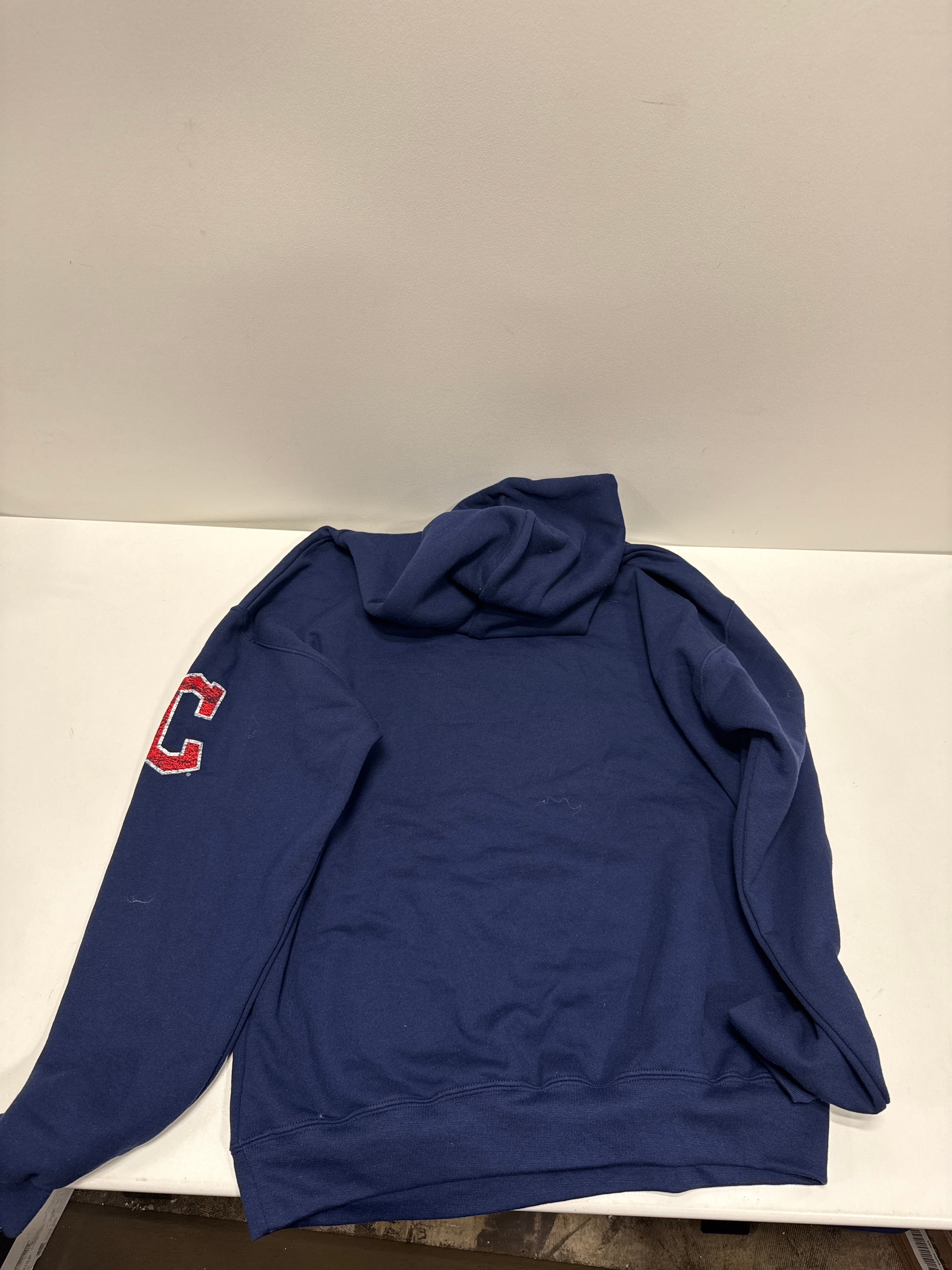 MLB Cleveland Guardians Men's Champion Hooded Sweatshirt - L