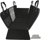 ROCCS Dog Seat Cover for Back Seat with Hard Botton Holds 450lbs,Universal Car Truck Back Seat Extender for Dogs Travle