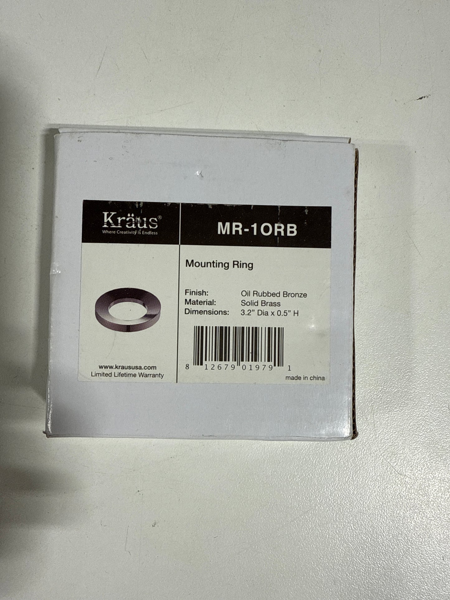 Kraus MR-1 Mounting Ring for Vessel Sinks Oil Rubbed Bronze