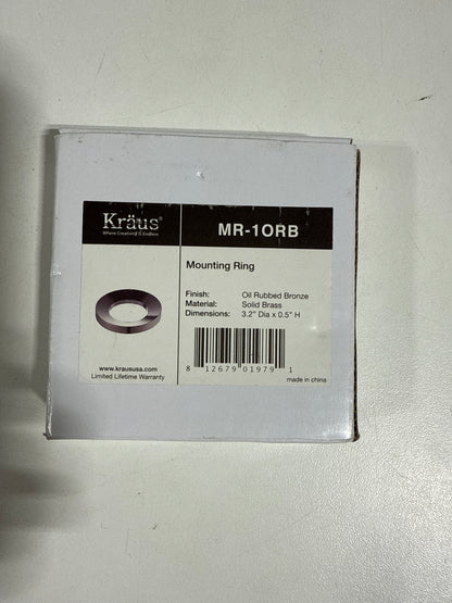 Kraus MR-1 Mounting Ring for Vessel Sinks Oil Rubbed Bronze