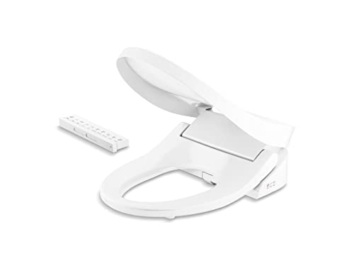 Kohler K-28119 C3-325 Elongated Bidet Toilet Seat with Remote Control White Accessory Bidet Seats Elongated