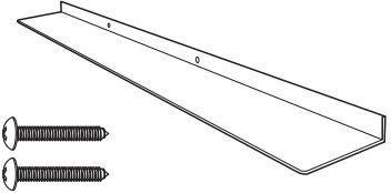 Sharp SKMD24F0AS 24 inch Flush Mount Deflector Vent Kit, Stainless Steel