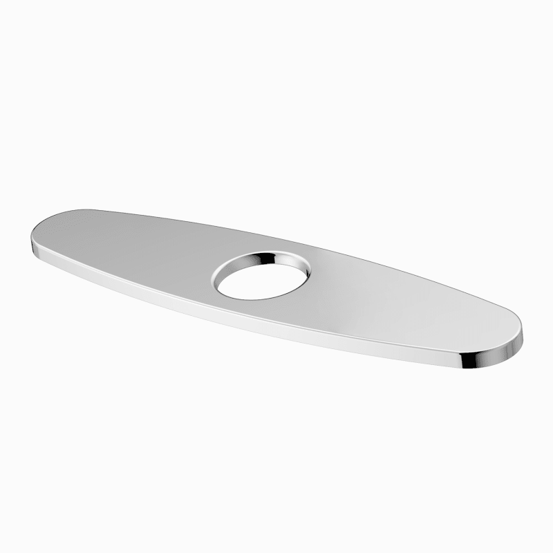 Vigo VG17001 Noma 2-1/2" W Escutcheon Plate 10" Deck Plate Chrome Faucet Accessories and Parts Kitchen Faucet Accessories Escutcheons