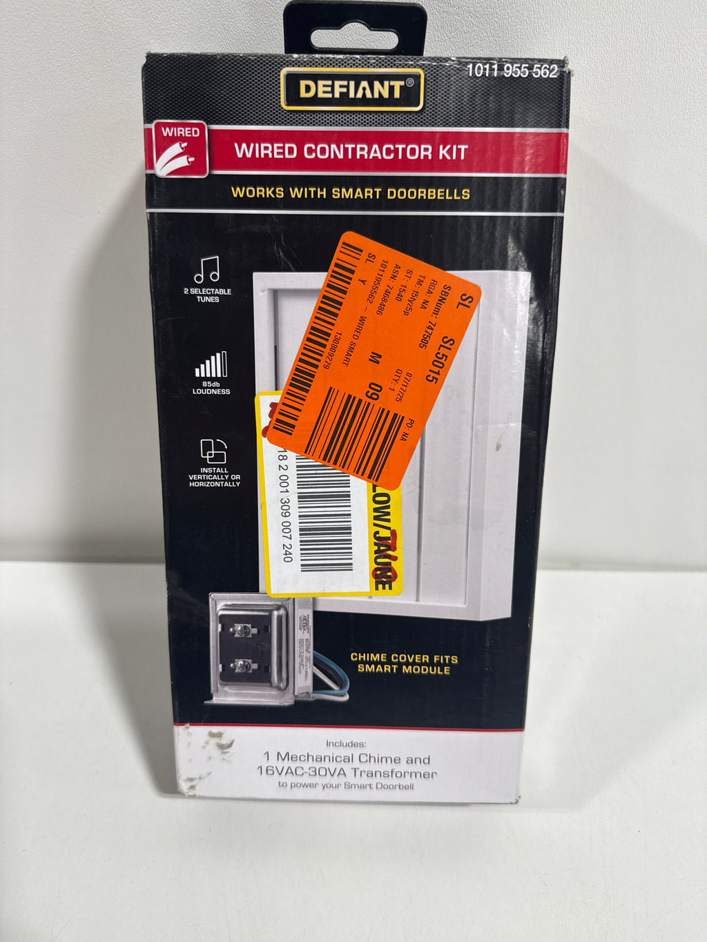 Wired Smart Compatible Doorbell Contractor Kit - *Tools Hardware & Misc