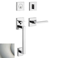Baldwin 85390.LENT Minneapolis Left Handed Sectional Single Cylinder Keyed Entry Handleset with 5162 Interior Lever from the Estate Collection