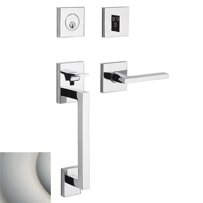 Baldwin 85390.LENT Minneapolis Left Handed Sectional Single Cylinder Keyed Entry Handleset with 5162 Interior Lever from the Estate Collection