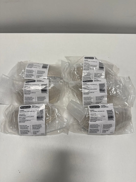 6 x Ashby 3 in. or 4 in. (76mm or 102mm) Traditional Champagne Bronze Cabinet Cup Pul