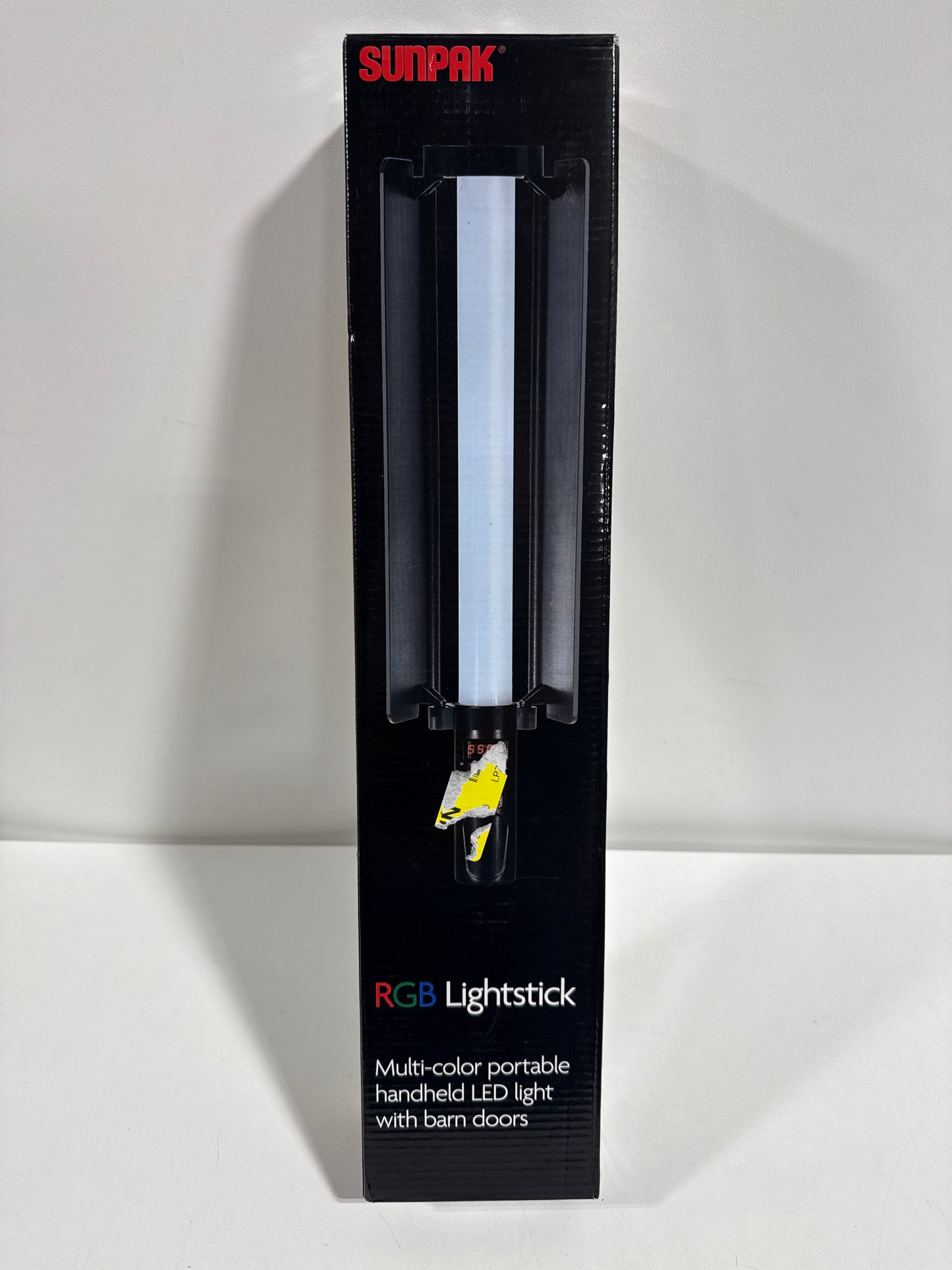 Sunpak - RGB LightStick with Buiilt-in Battery and Remote - Black