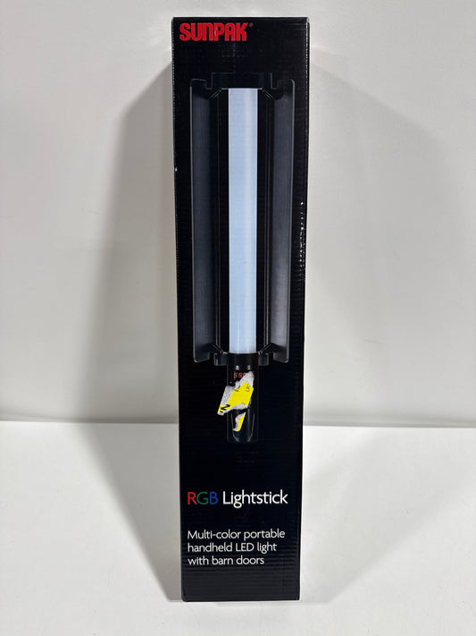 Sunpak - RGB LightStick with Buiilt-in Battery and Remote - Black