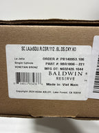 Baldwin SCLAJXSQUCSR112 Single Cylinder La Jolla Handleset Square Lever Contemporary Square Rose - Venetian Bronze