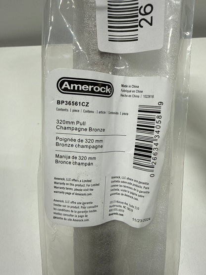 Bronx 12-5/8 in. (320mm) Center-to-Center Modern Champagne Bronze Bar Cabinet Pull