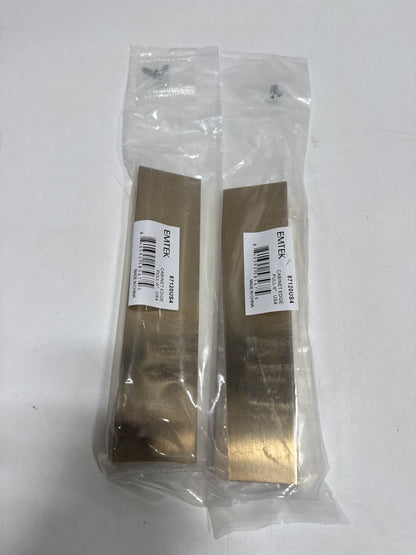 2 x Emtek 87120 Modern Edge 6 Center to Center Finger Cabinet Pull from the Contemporary