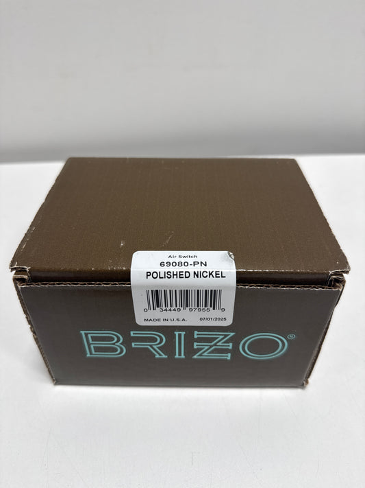 Brizo 69080 Garbage Disposal Air Switch Power Module with Dual Outlet and 6ft of Air Tubing Included Brilliance Polished Nickel