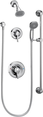 Moen 8342EP15 Commercial Posi-Temp Eco Performance Pressure Balancing Shower System 1.5 gpm Chrome - *Plumbing