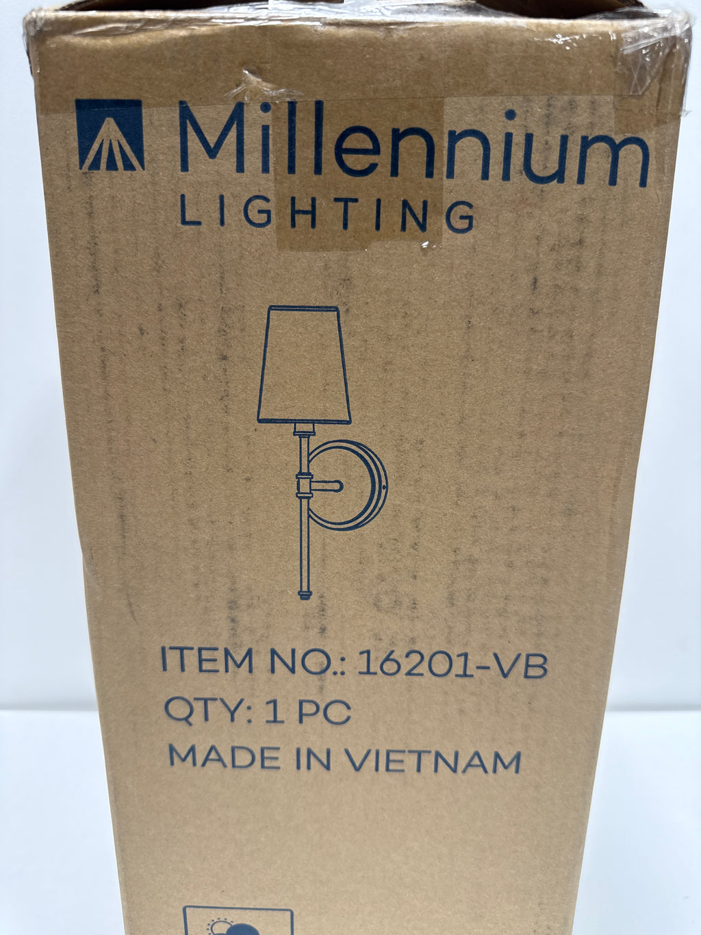 Millennium Lighting 16201 Adorra 15" Tall Wall Sconce Vintage Brass Indoor Lighting Wall Sconces