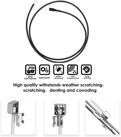 Uniflasy Grill Replacement Parts Kit for Charbroil Performance 475 4 Burner 463347017, 463332718, 463342119 463673517, 463376217,463361017, 463376419 for Charbroil Grill Replacement Parts