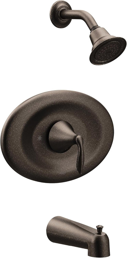 Moen T2137EPORB Eva Posi-Temp Eco-Performance Tub and Shower Trim Kit, Valve Required, Oil Rubbed Bronze