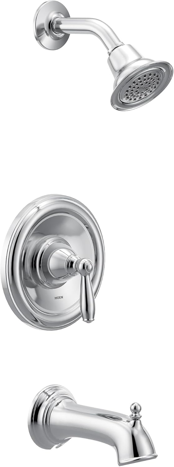 Moen Brantford Chrome PosiTemp Pressure Balancing Tub and Shower Trim Kit without Valve T62153 - *Plumbing