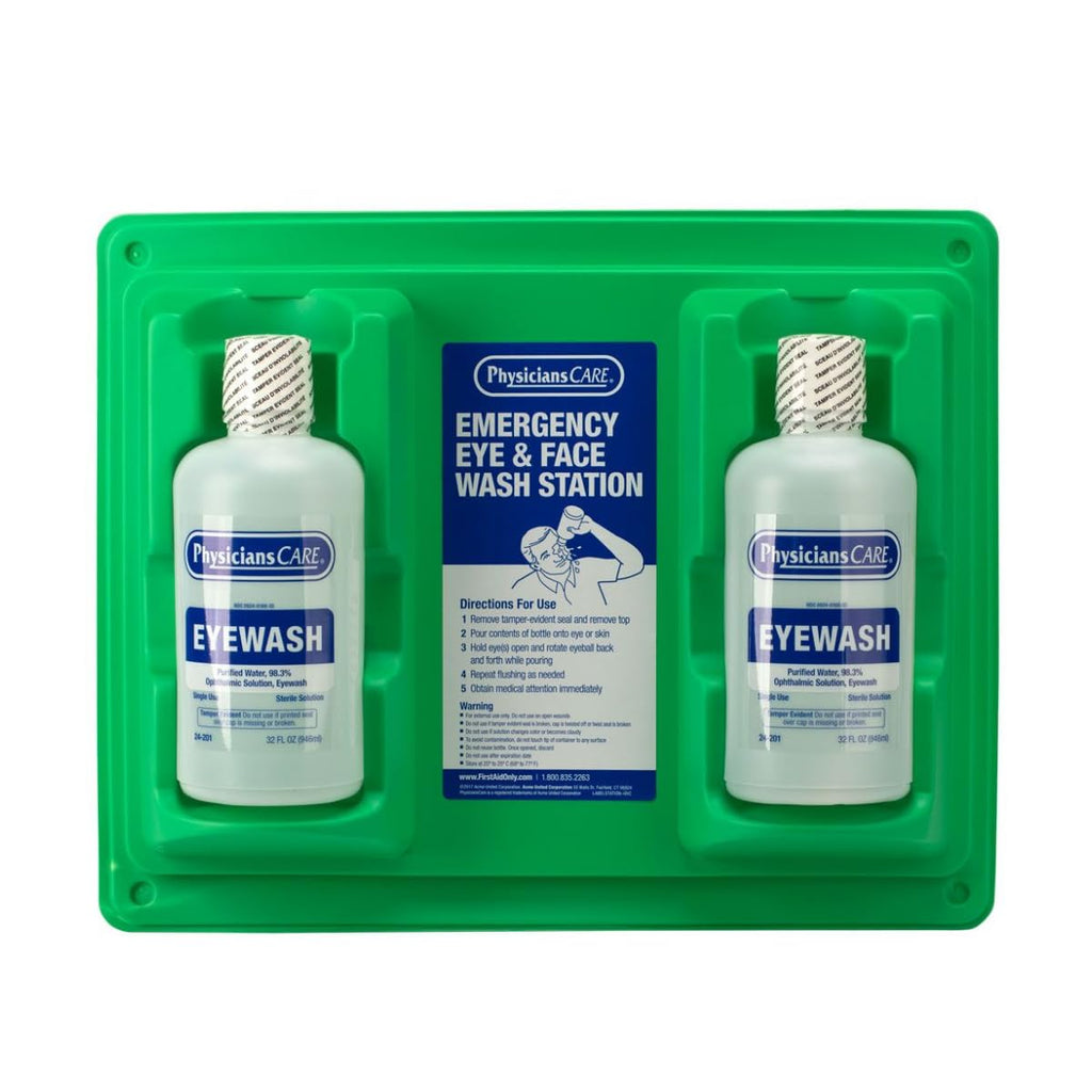 See Desc Acme United Eyewash Station Double 32 Oz. Screw Cap Bottle - *Commercial