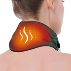 Neck Heating Pad Arris Heated Neck Wrap with Adjustable Time and Temperature Control USB Powered Neck Pain Relief