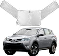 Car Windshield Sun Shade for RAV4,Front and Side Window Sunshades,Sun Blocker for Car Windshield Reflects Heat and UV