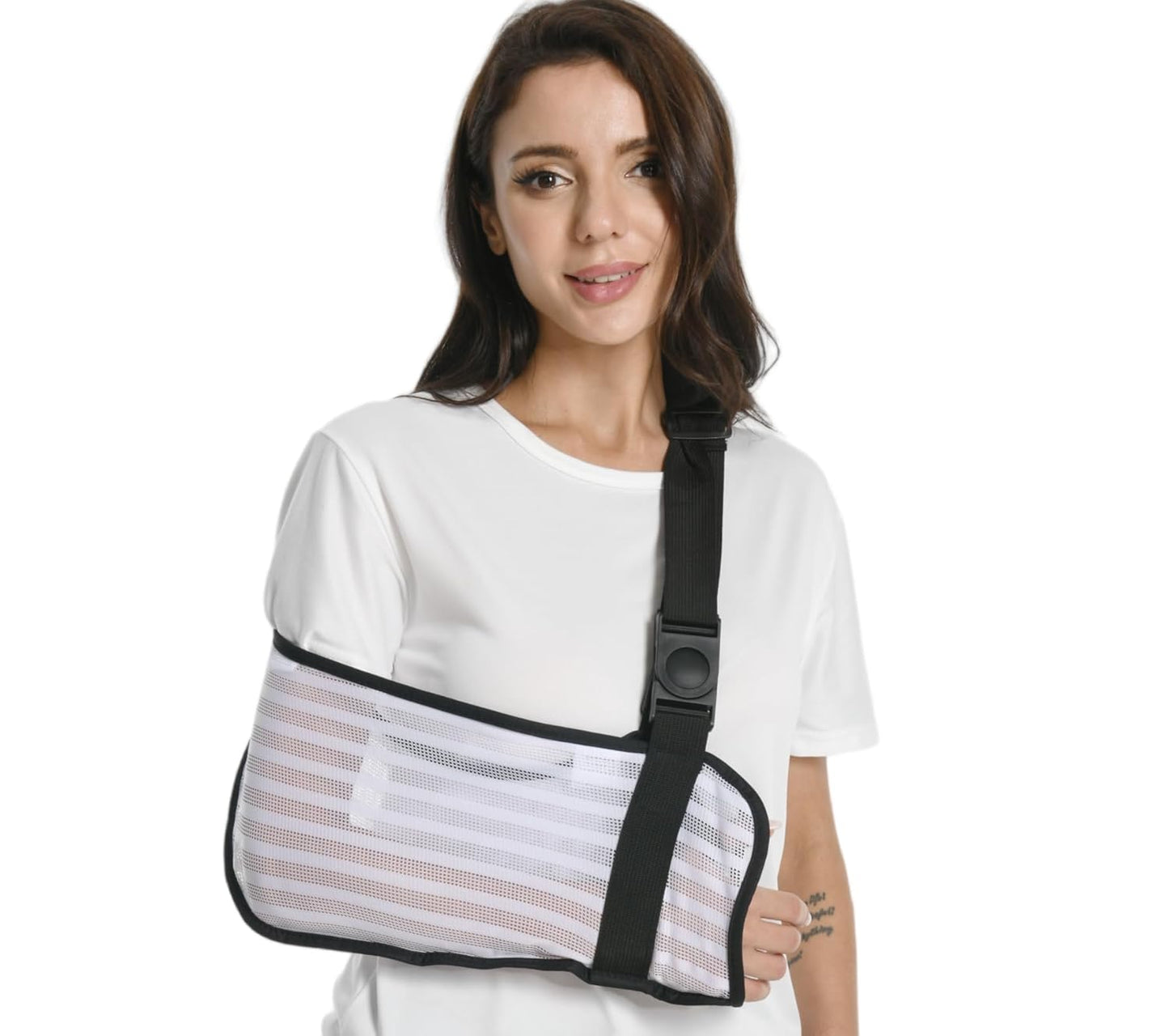 Arm Sling for Shoulder Elbow Waist Injury Medical Shoulder Immobilizer with Removable Padded Strap Breathable Arm