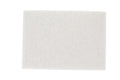 3M White Super Polish Floor Pad 4100 12’’ x 18’’ 20/Case Polish Wood Floors Spray Cleaning or Dry Buffing Soft Finishes